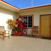 We stayed in San Quintin in hotel Jardines de Baja. At the end of a dusty road and just as the daylight was disappearing, this was a pleasant surprise. The best and least expensive place to stay for the entire trip. http://www.hotel-jardinesbaja.com/ : Baja2011